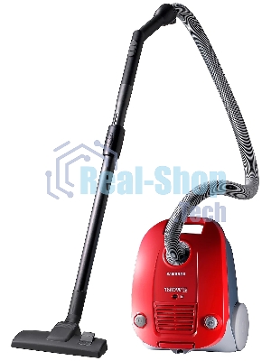 Пылесос Samsung SC4131 красный, 320/1600 Вт, уборка сухая, пылесборник мешок 3 л