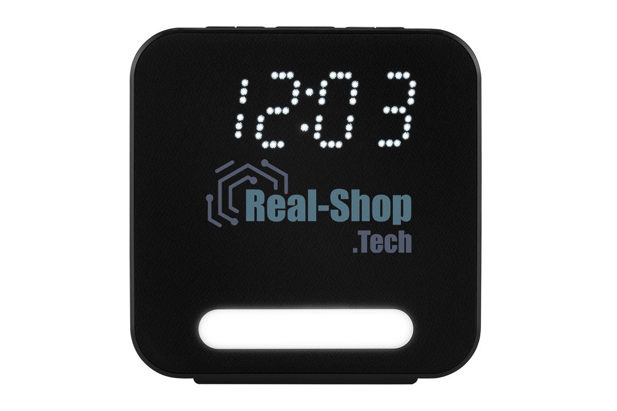 Радиобудильник Harper HCLK-2060 черный - белый led