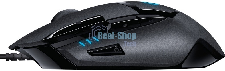 Мышь проводная Logitech G402 Hyperion Fury, черный, 4000 dpi, USB, кнопки - 8