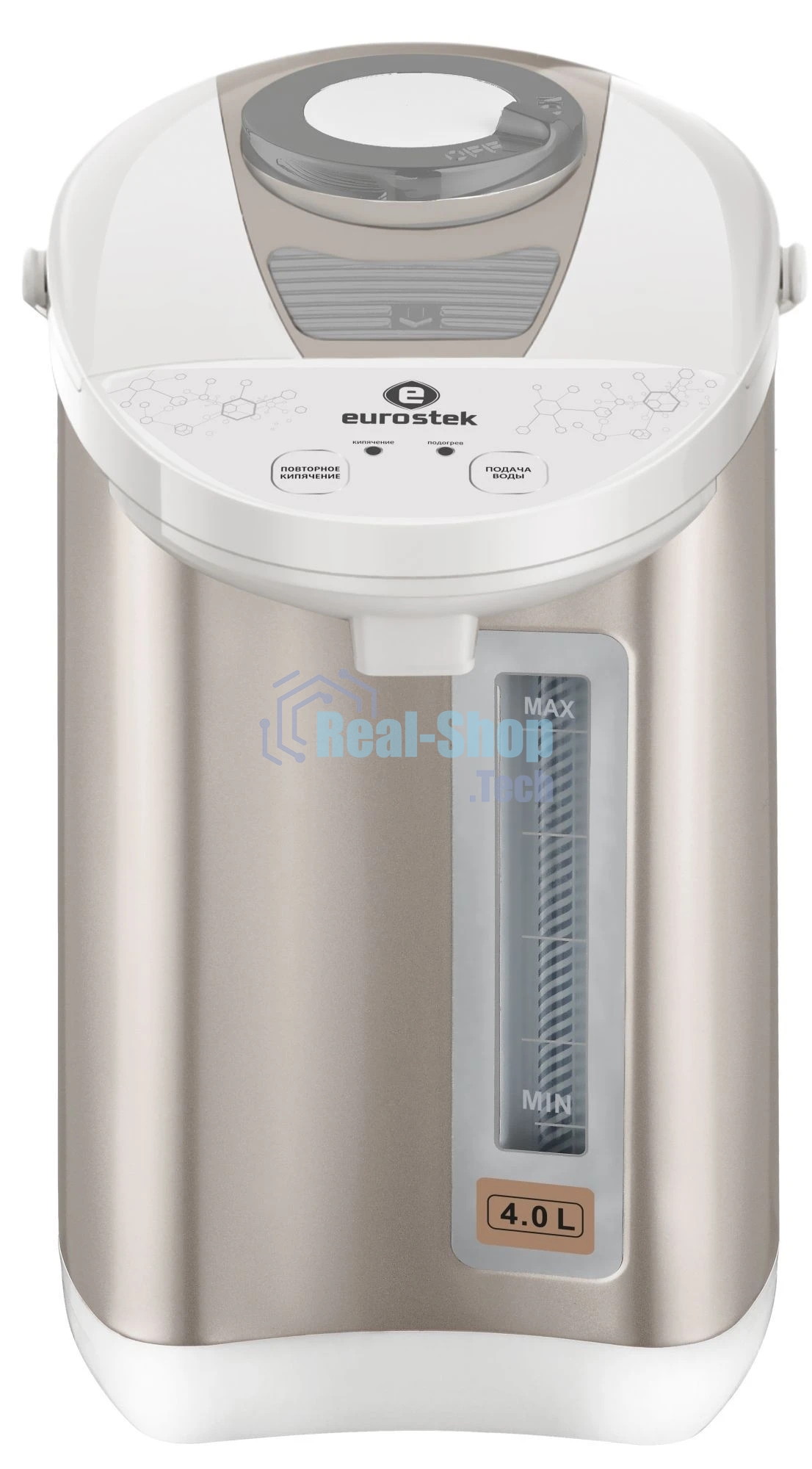 Термопот Eurostek ETP-040М 4 л, 900 Вт, бежевый