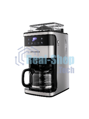 Кофеварка капельная Maunfeld MF-723S нержавеющая сталь, исп. кофе - зерновой/молотый, 1.5 л, 1050 Вт.