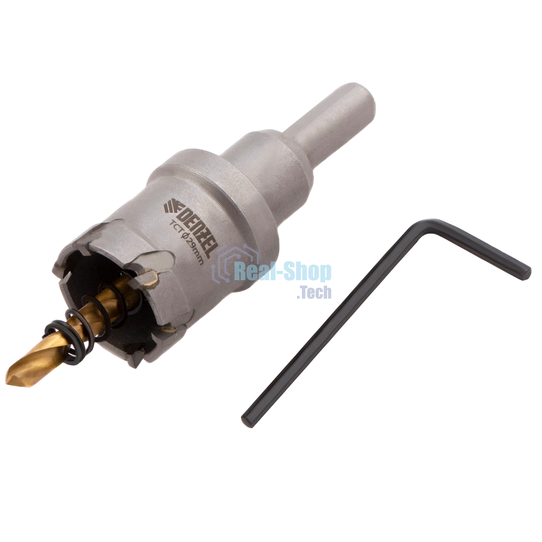 Коронка по металлу Denzel твердосплавная, 29 мм