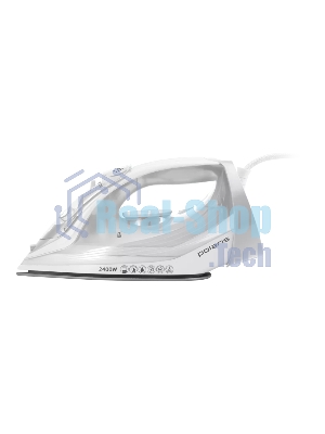 Утюг Polaris PIR 2487AK белый, 2400 Вт, 50 г/мин, 175 г/мин, 260 мл