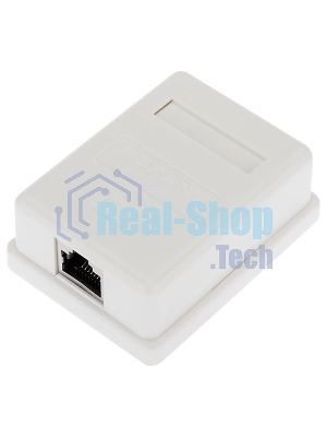 Рoзетка компьютерная внешняя Rexant 1-порт RJ-45 (8P8C), FTP экранированная, категория 6