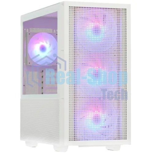 Компьютерный корпус Deepcool CH560 WH без БП, боковое окно (закаленное стекло)