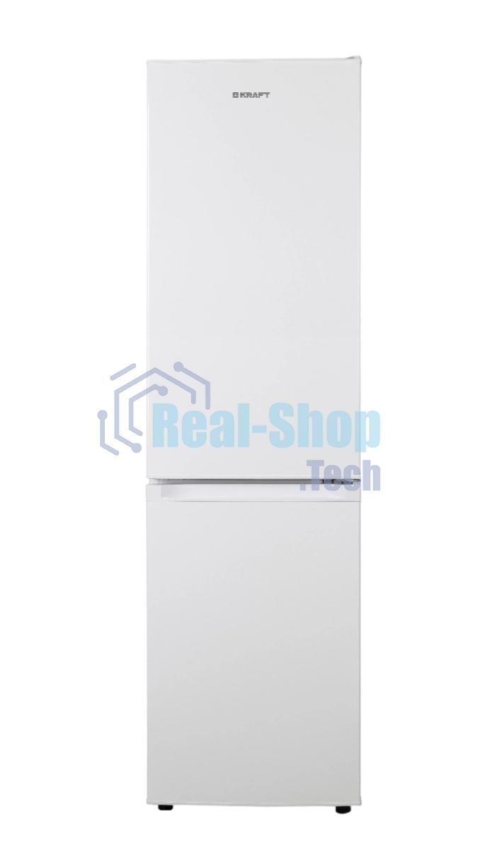 Холодильник Kraft KF-NF281W белый двухкамерный 164/64л морозилка снизу