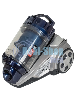 Пылесос JVC JH-VC423 синий/серый, 420/2400 Вт, уборка сухая, пылесборник контейнер, 3 л.