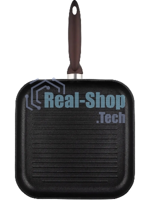 Сковорода-гриль Rondell Tierno RDA-1579, 28 см, без крышки, черный