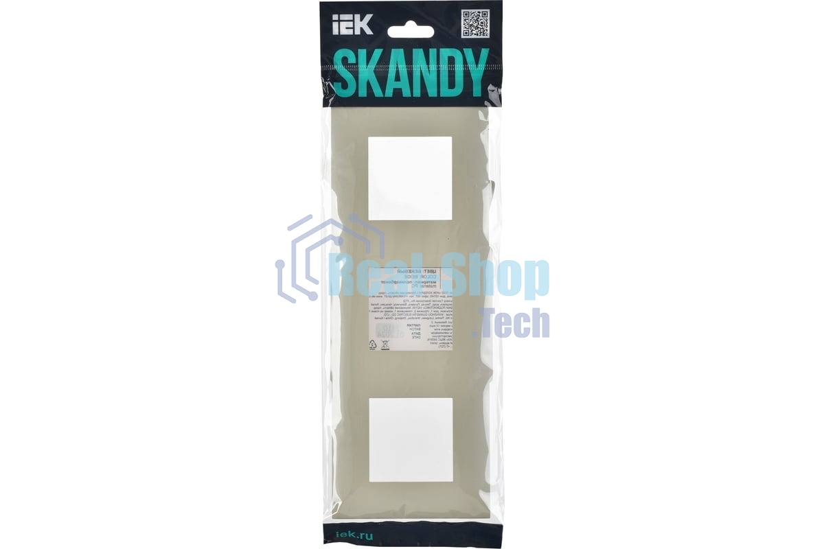 Рамка 3-м IEK SKANDY SK-F01B бежевый SK-M32-K10