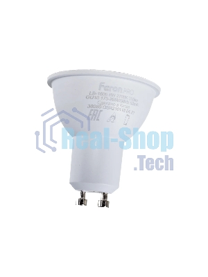Лампа светодиодная Feron PRO LB-1606 6Вт 230В GU10 теплый
