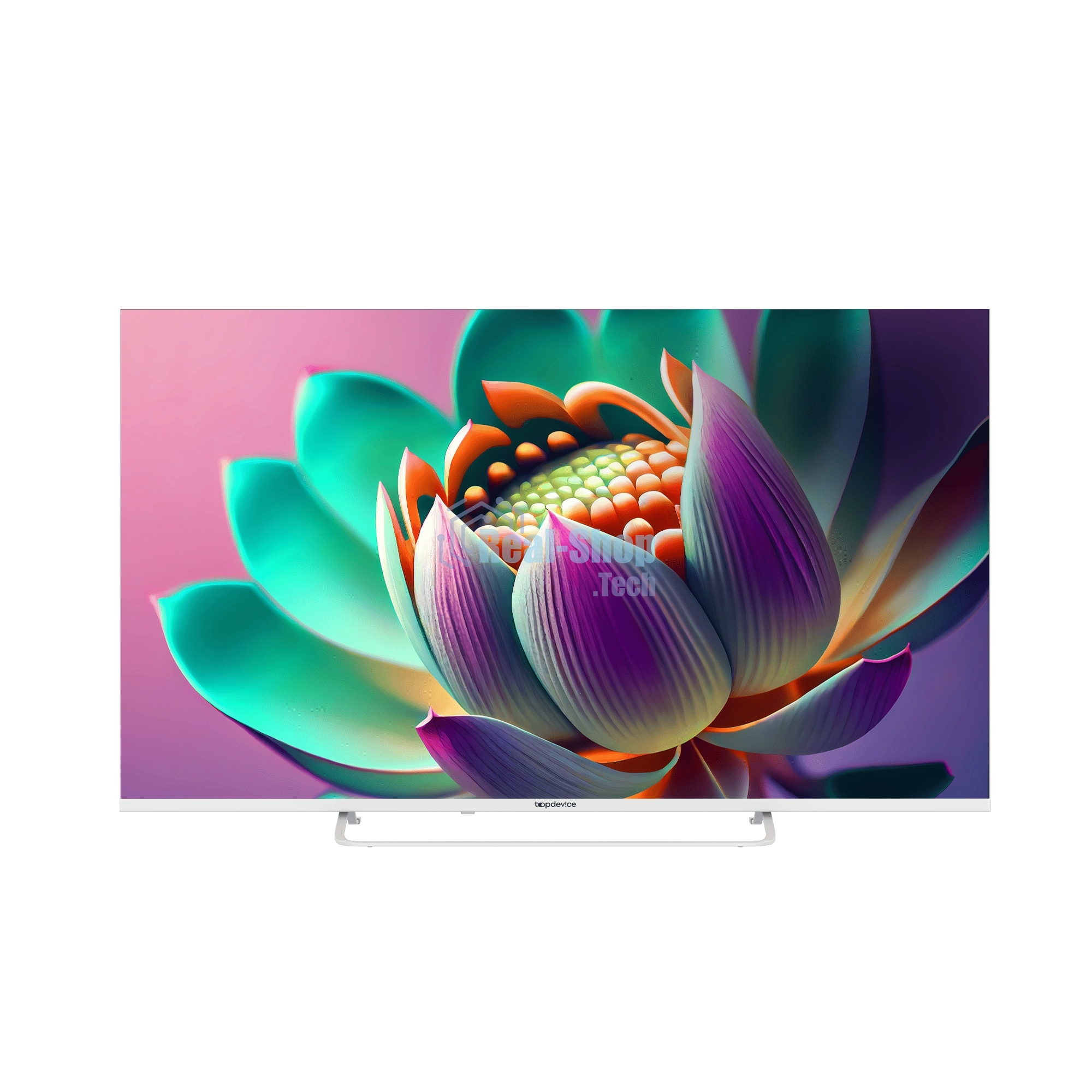 Телевизор TopDevice 50'' TDTV50CS07U_WE белый UHD Smart YaOS 1 5GB 8GB