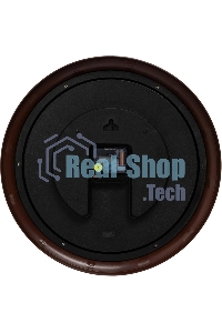 Часы настенные аналоговые Бюрократ WallC-R77P D35см коричневый