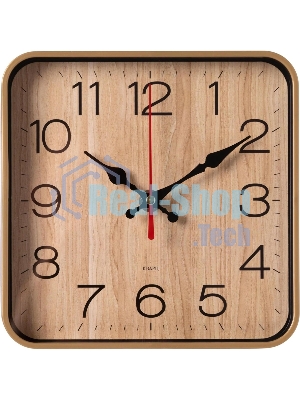 Часы настенные аналоговые Бюрократ WallC-S62P D19 см бежевый