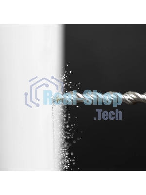 Бур по бетону Denzel двойная спираль, Cobalt W-tip, 16x210 мм, SDS PLUS