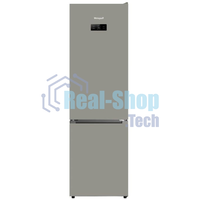 Холодильник Weissgauff WRK 2010 Full NoFrost Inverter Dark серый двухкамерный 293/129л морозилка снизу, No Frost