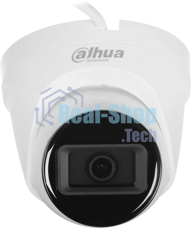 Камера видеонаблюдения Dahua DH-IPC-T1E20P-A-0280B, IP, 2 Мп, 2.8 мм, белая