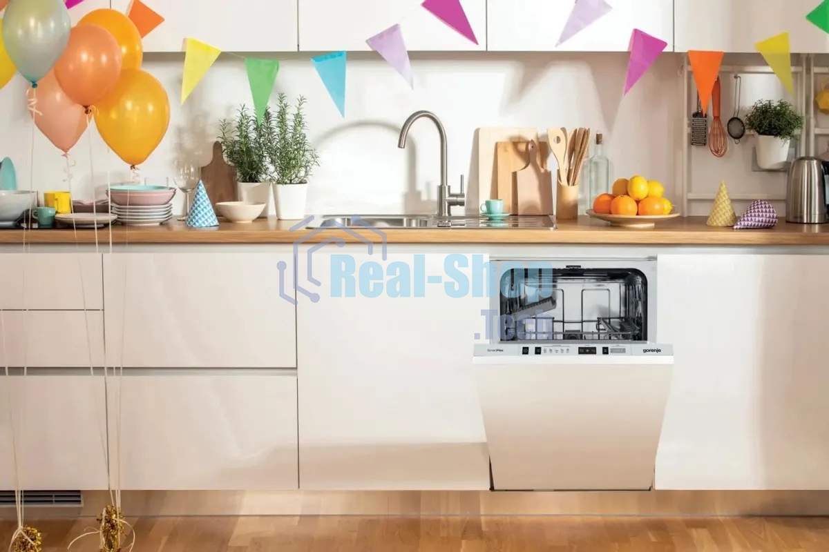 Встраиваемая посудомоечная машина Gorenje GV522E10S, серебристый, 44.8 см, 9 компл., 49 дБ, класс A++