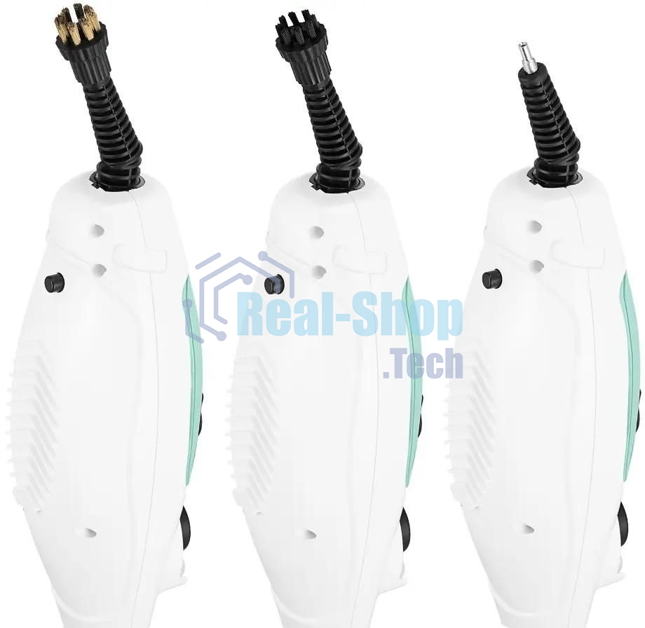 Швабра паровая Kitfort КТ-3920 1300Вт белый/голубой