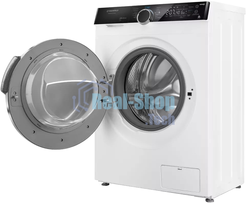 Стиральная машина Maunfeld MFWM127STWH06 белый, загрузка фронтальная 7 кг, 1200 об/мин., класс: А+++