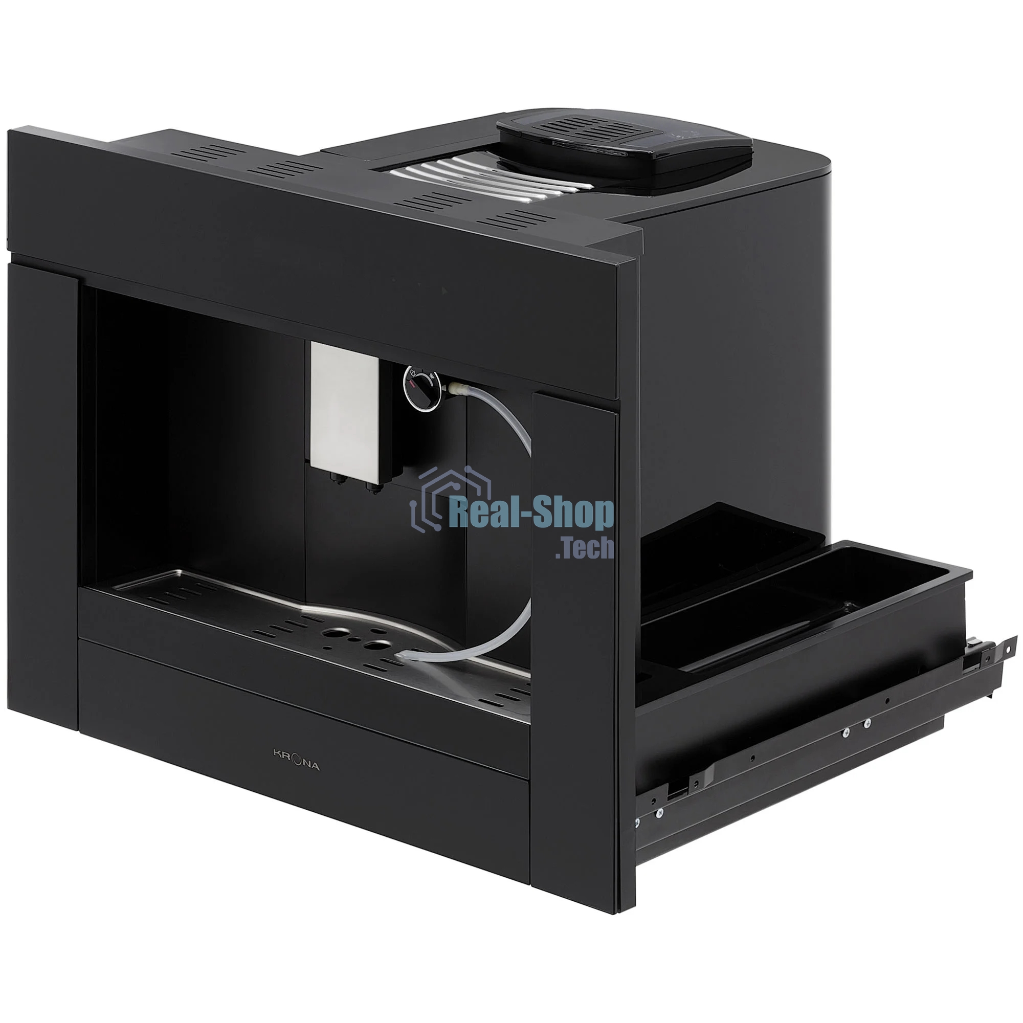 Кофемашина автоматическая встраиваемая Krona ONYX 45H coffee BL/BL черный, исп. кофе - молотый / зерновой, 1,8 л, 1500 Вт