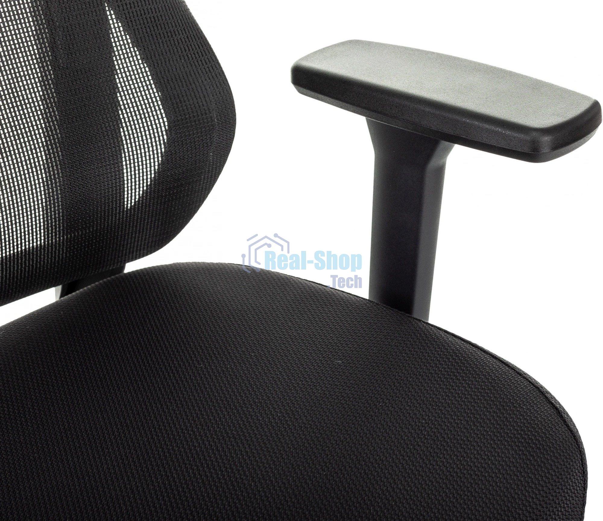 Кресло руководителя Бюрократ MC-412N-H черный сетка/ткань с подголов. крестов. металл хром