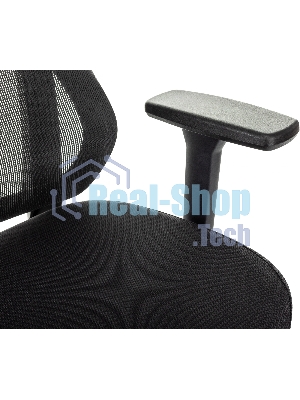 Кресло Бюрократ MC-412N-H черный, сетка, подголовник