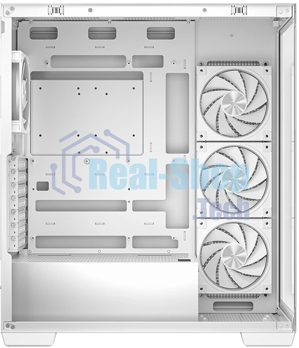 Компьютерный корпус Deepcool CG580 4F V2 WH без БП, боковое окно (панорама), 4x120мм ARGb PWM вентилятора, белый, ATX (R-CG580-WHADA4-G-2)