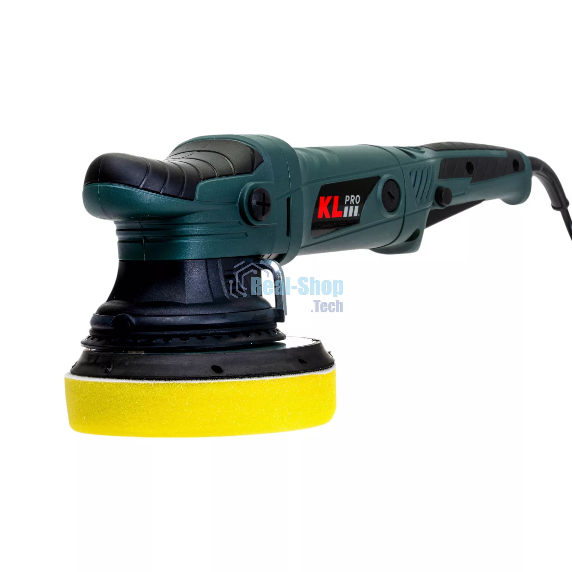 Профессиональная полировальная угловая машина KLPRO KLPJ7171 (720вт, 5000 об/мин, 150мм, орбитальное вращение)