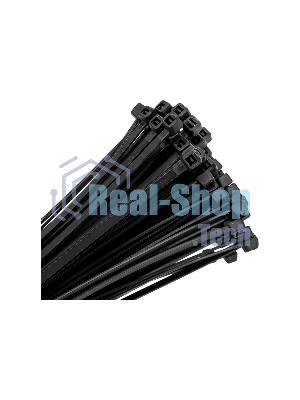 Хомут нейлоновый черный EKF Basic plc-cb-3.6x300 (3,6х300) (100 шт.)