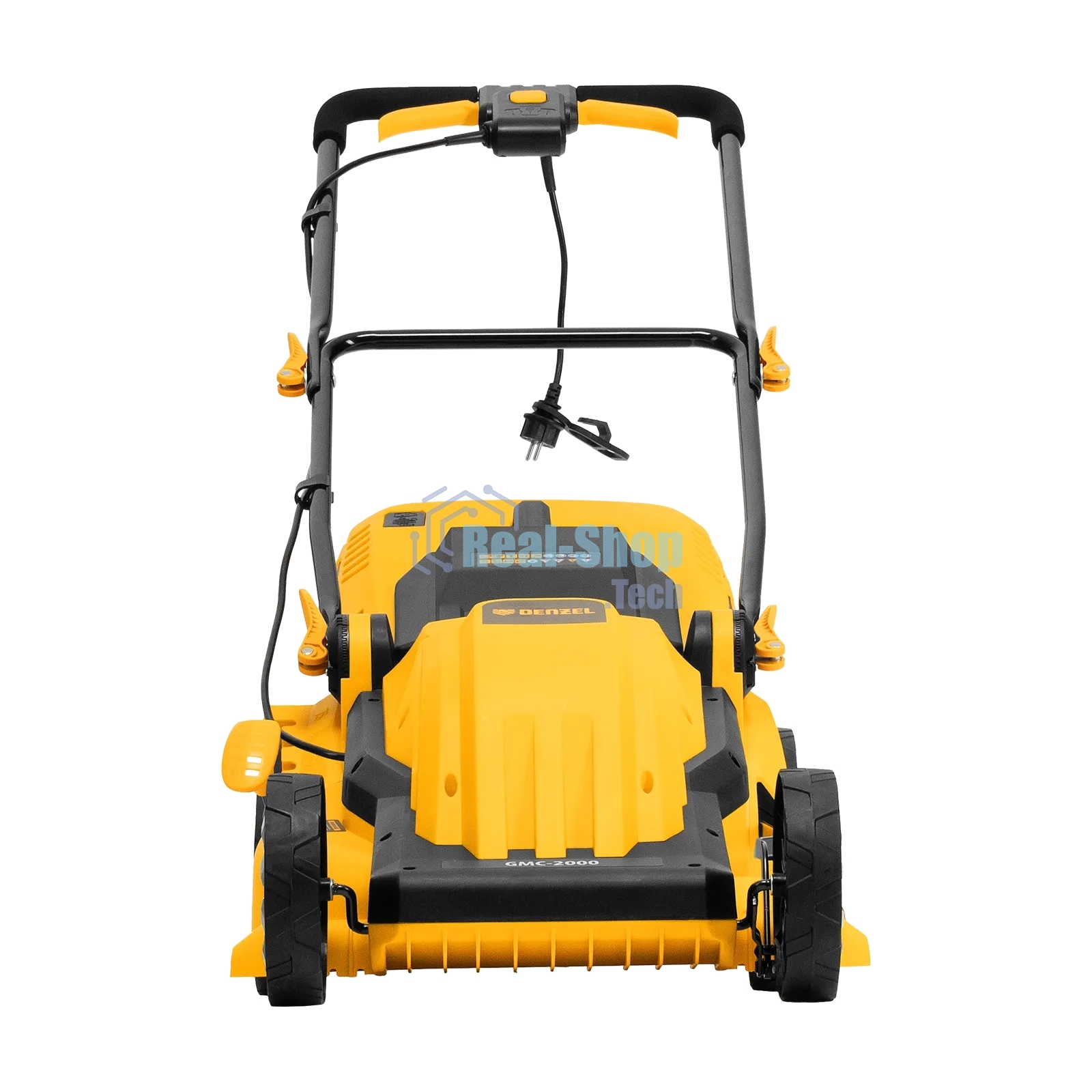 Газонокосилка электрическая Denzel GMC-2000, шир. 44см, 2000 Вт, 6 уров., травосб. 45 л