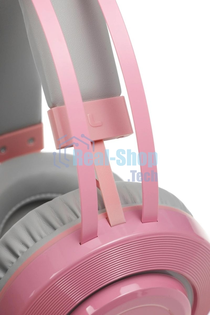 Гарнитура проводная с микрофоном A4 Bloody G521 розовый 2.3м мониторные USB оголовье (G521 (PINK))