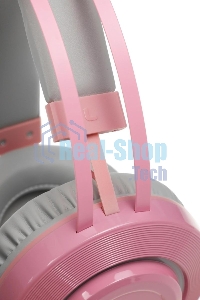 Гарнитура проводная с микрофоном A4 Bloody G521 розовый 2.3м мониторные USB оголовье (G521 (PINK))