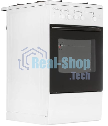 Плита газовая Лысьва ГП 400 МС СТ-2у белый, конфорок 4 газовых, духовка 57 л, 50 см x 84 см x 60 см