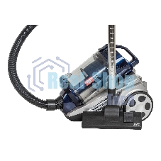 Пылесос JVC JH-VC423 синий/серый, 420/2400 Вт, уборка сухая, пылесборник контейнер, 3 л.