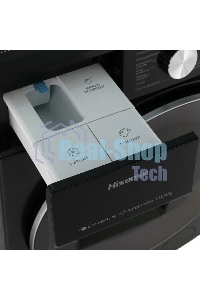 Стирально-сушильная машина Hisense WD5S1045BB черный, загрузка фронтальная 10,5 кг, 1400 об/мин., класс: А