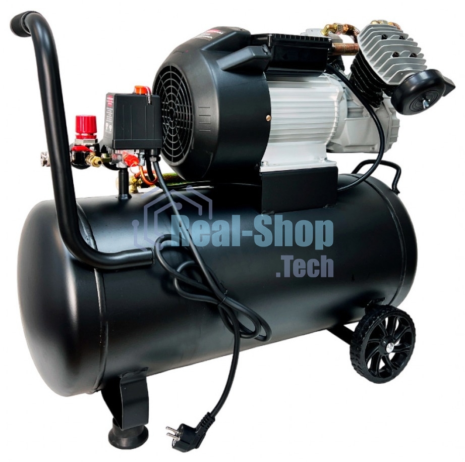 Компрессор воздушный Kranz KR-2200/50, 2200Вт, 400 л/мин, 50л