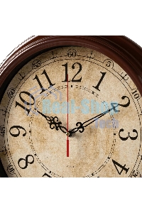 Часы настенные аналоговые Бюрократ WallC-R77P D35см коричневый