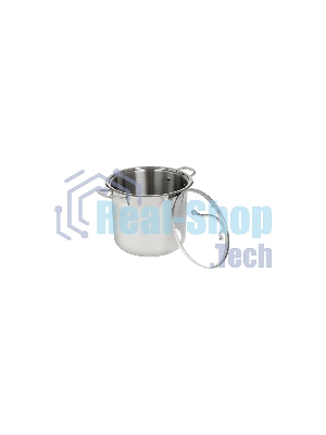 Кастрюля WEBBER BE-128-10L 10 л, 24 см, нержавеющая сталь, с крышкой