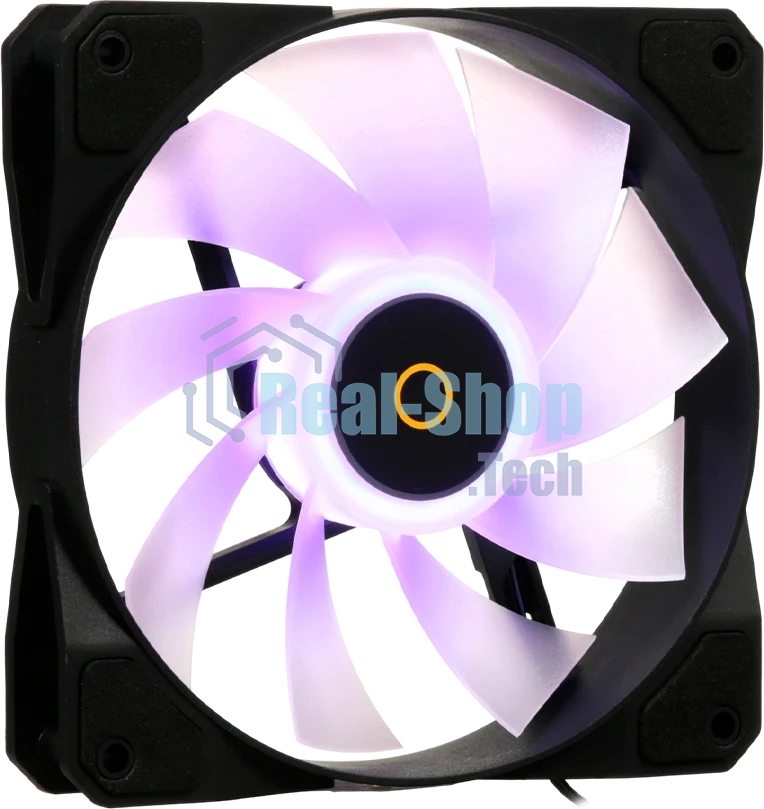 Реверсный вентилятор Fan Ocypus Beta F12 BK ARGB REVERSE BLADE PWM черный
