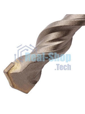 Бур по бетону Denzel двойная спираль, Cobalt W-tip, 16x210 мм, SDS PLUS