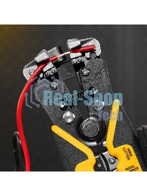 Щипцы для зачистки электропроводов Denzel 0,2-6 мм2, функция обрезания проводов