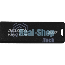 Внешний SSD ADATA SC610, 500Gb, USB Type-A, R/W 550/500 Mb/s черный