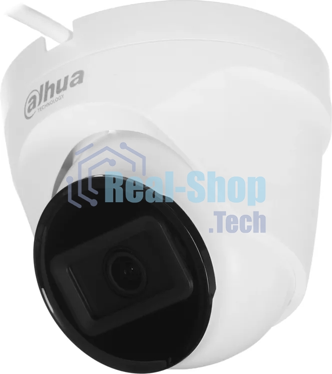 Камера видеонаблюдения Dahua DH-IPC-T1E20P-A-0280B, IP, 2 Мп, 2.8 мм, белая