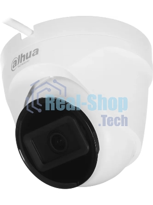 Камера видеонаблюдения Dahua DH-IPC-T1E20P-A-0280B, IP, 2 Мп, 2.8 мм, белая