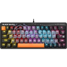 Клавиатура проводная Defender MECHANICAL BLK RAVEN GK-417 RU RGb