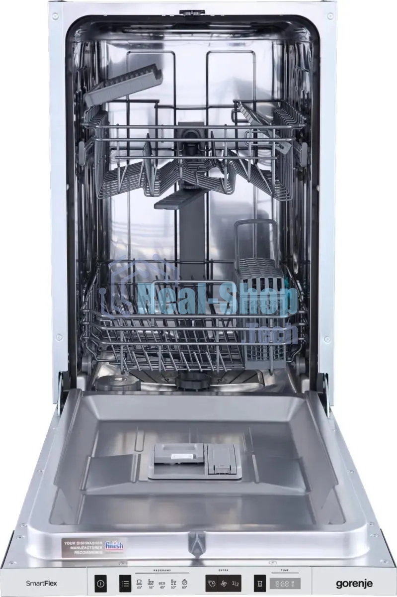 Встраиваемая посудомоечная машина Gorenje GV522E10S, серебристый, 44.8 см, 9 компл., 49 дБ, класс A++