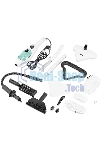 Швабра паровая Kitfort КТ-3920 1300Вт белый/голубой