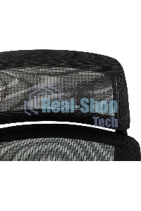 Кресло руководителя Бюрократ MC-412N-H черный сетка/ткань с подголов. крестов. металл хром