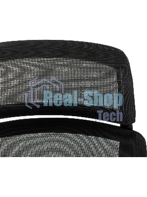 Кресло Бюрократ MC-412N-H черный, сетка, подголовник