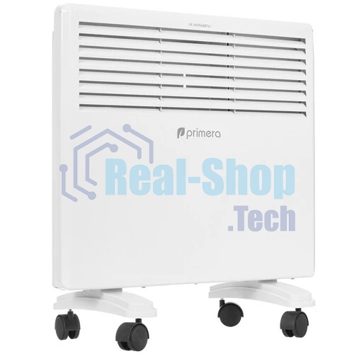 Конвектор Primera PHP-1000-MWB, белый, 1000 Вт, 15 м2, термостат